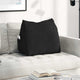 Vidaxl rugkussen zwart 60 x 20 x 50 cm stof