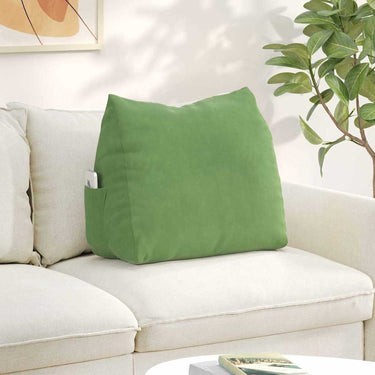 Vidaxl rugkussen lichtgroen 60 x 20 x 50 cm cordstof