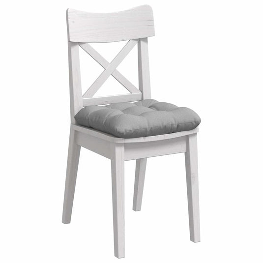 Vidaxl zitkussens 4 pcs wolkengrijs 40 x 40 x 12 cm stof