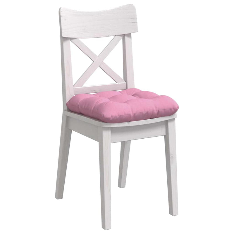 Afbeelding laden in galerijviewer, Vidaxl zitkussens 4 pcs roze 40 x 40 x 12 cm stof
