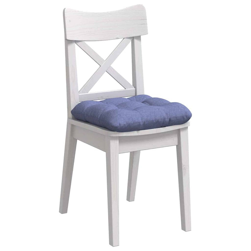 Chargez l'image dans la visionneuse de la galerie, Vidaxl zitkussens 4 pcs jeans blauw 45 x 45 x 12 cm stof
