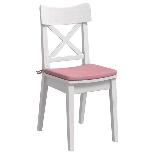 Vidaxl zitkussens 4 pcs roze 40 x 40 x 3 cm fluweel