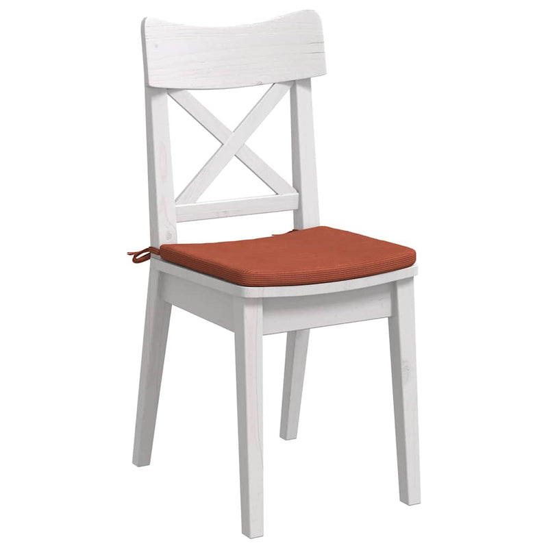 Afbeelding laden in galerijviewer, Vidaxl zitkussens 4 pcs rood-oranje 40 x 40 x 3 cm katoen stof
