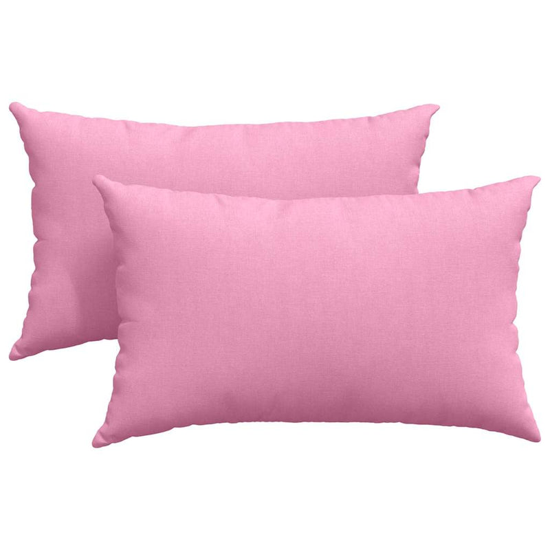 ギャラリービューアに画像をロードする, Vidaxl sofa kussens 2 pcs roze 50 x 30 cm stof
