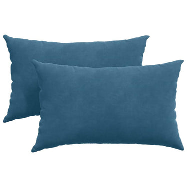 Vidaxl sofa kussens 2 stuks blauw 50 x 30 cm cordstof