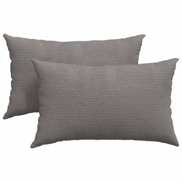 Vidaxl sofa kussens 2 stuks lichtgrijs 50 x 30 cm cordstof