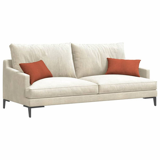 Vidaxl sofa kussens 2 stuks rood-oranje 50 x 30 cm cordstof