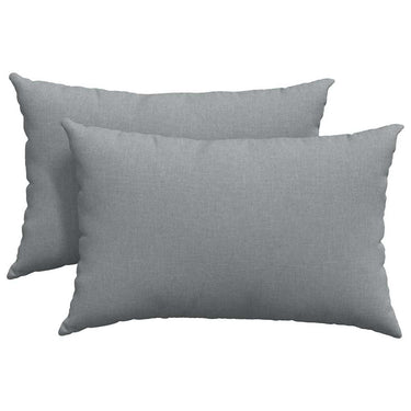 Vidaxl sofa kussens 2 pcs lichtgrijs 60 x 40 cm stof