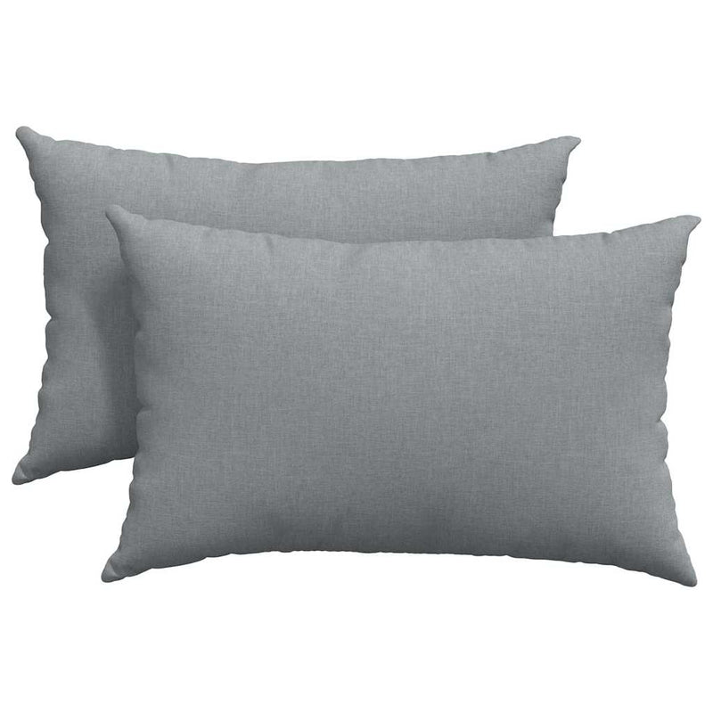 ギャラリービューアに画像をロードする, Vidaxl sofa kussens 2 pcs lichtgrijs 60 x 40 cm stof
