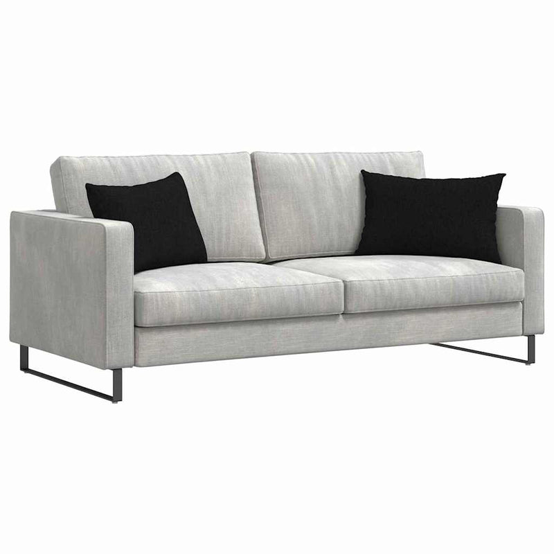 ギャラリービューアに画像をロードする, Vidaxl sofa kussens 2 pcs zwart 60 x 40 cm stof
