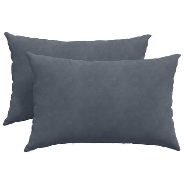 Vidaxl sofa kussens 2 stuks donkergrijs 60 x 40 cm cordstof