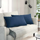 Vidaxl sofa kussens 2 pcs blauw 80 x 40 cm stof