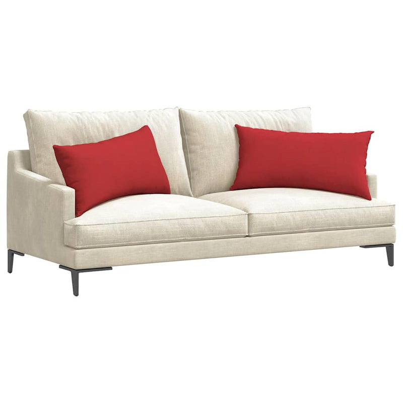 Chargez l'image dans la visionneuse de la galerie, Vidaxl sofa kussens 2 pcs rood 80 x 40 cm stof
