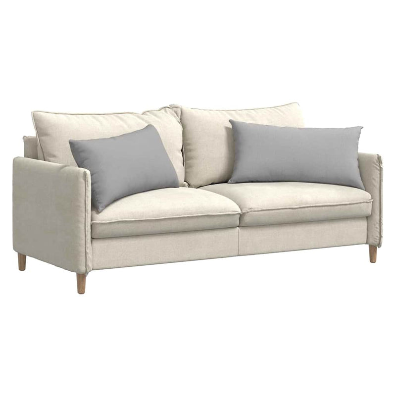 Afbeelding laden in galerijviewer, Vidaxl sofa kussens 2 pcs wolkengrijs 80 x 40 cm stof
