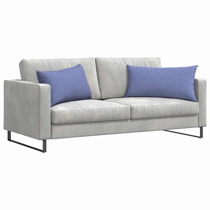 ギャラリービューアに画像をロードする, Vidaxl sofa kussens 2 pcs jeans blauw 80 x 40 cm stof
