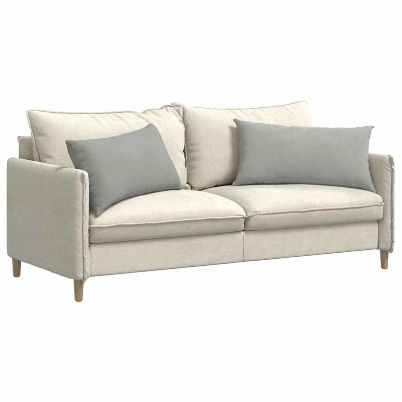 ギャラリービューアに画像をロードする, Vidaxl sofa kussens 2 stuks lichtgrijs 80 x 40 cm stof
