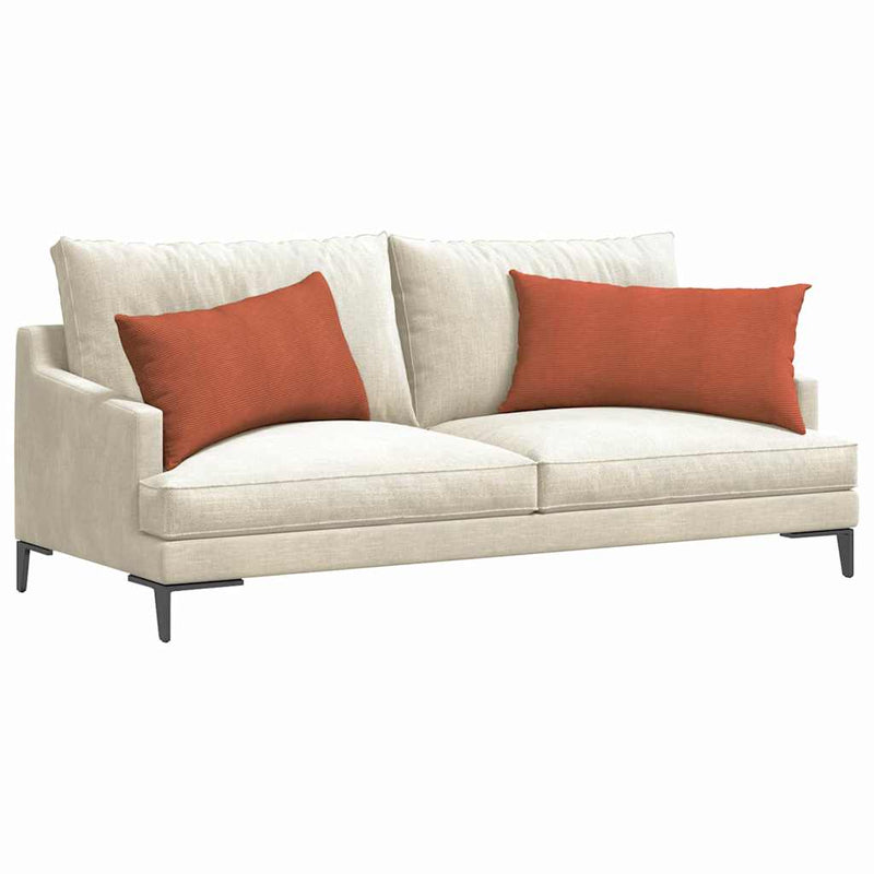 Chargez l'image dans la visionneuse de la galerie, Vidaxl sofa kussens 2 stuks rood-oranje 80 x 40 cm cordstof
