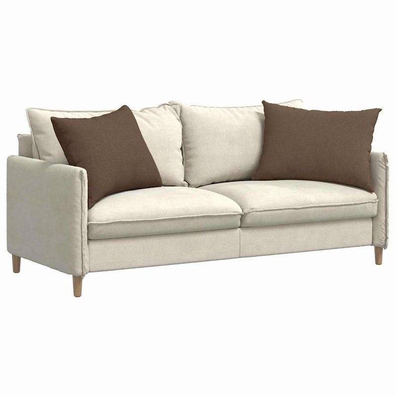 Afbeelding laden in galerijviewer, Vidaxl sofa kussens 2 pcs bruin 70 x 50 cm stof
