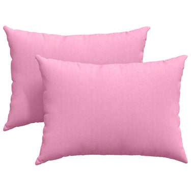 Vidaxl sofa kussens 2 pcs roze 70 x 50 cm stof