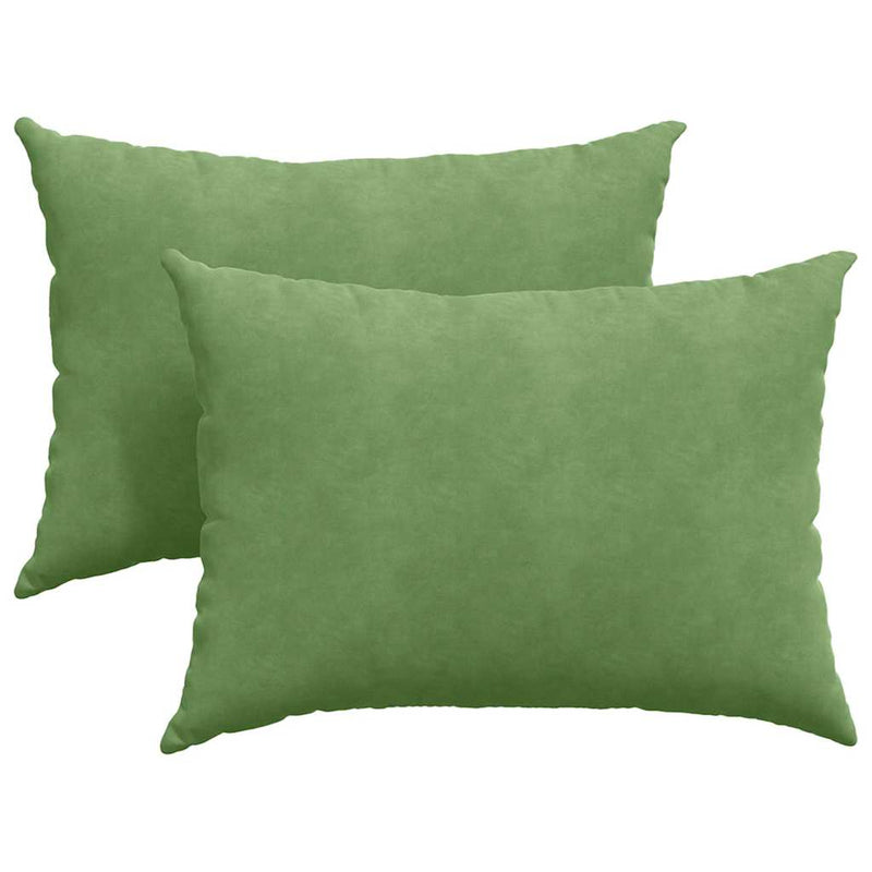 ギャラリービューアに画像をロードする, Vidaxl sofa kussens 2 stuks lichtgroen 70 x 50 cm cordstof
