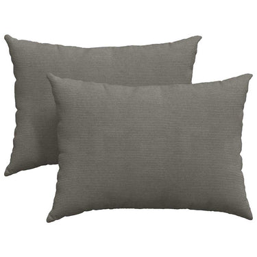Vidaxl sofa kussens 2 stuks lichtgrijs 70 x 50 cm cordstof
