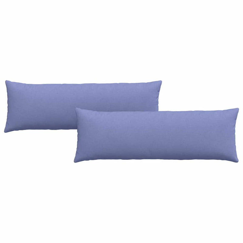 Afbeelding laden in galerijviewer, Vidaxl sofa kussens 2 pcs jeans blauw 120 x 40 cm stof
