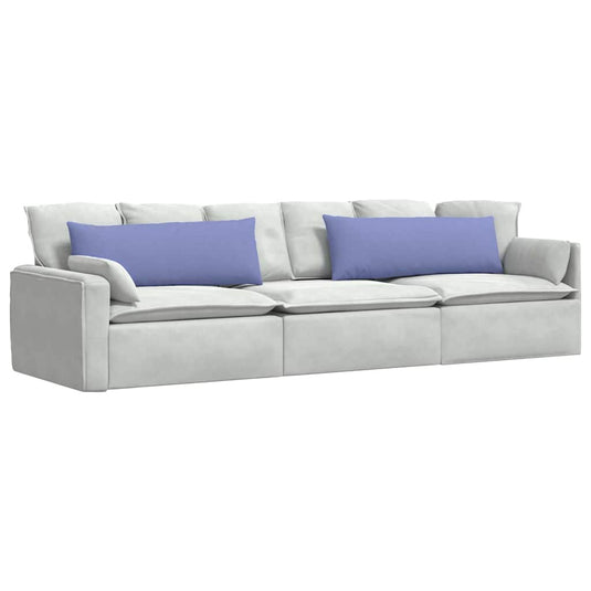Vidaxl sofa kussens 2 pcs jeans blauw 120 x 40 cm stof