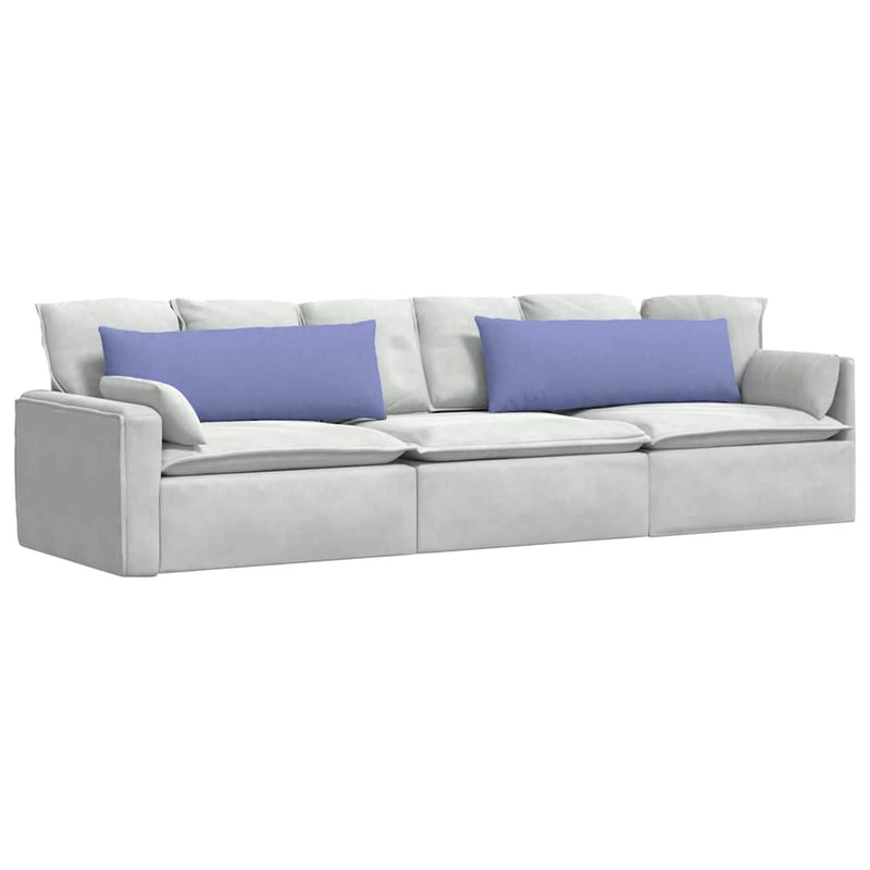 Afbeelding laden in galerijviewer, Vidaxl sofa kussens 2 pcs jeans blauw 120 x 40 cm stof
