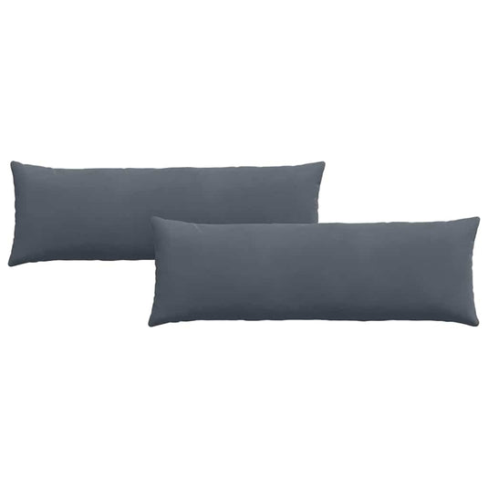 Vidaxl sofa kussens 2 stuks donkergrijs 120 x 40 cm cordstof
