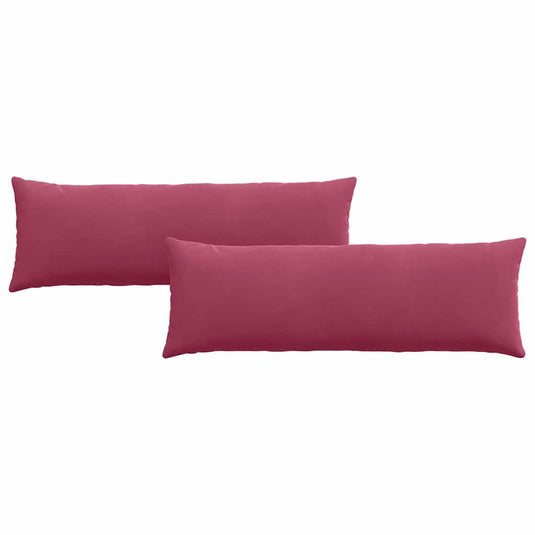 Vidaxl sofa kussens 2 stuks wijnrood 120 x 40 cm cordstof