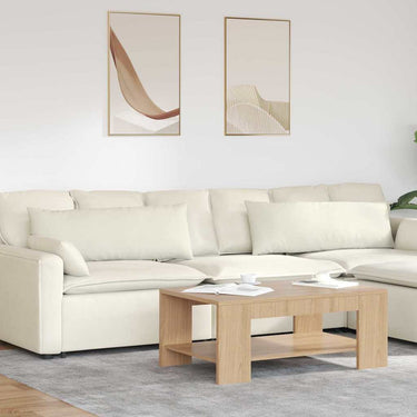 Vidaxl sofa kussens 2 stuks crème 120 x 40 cm cordstof