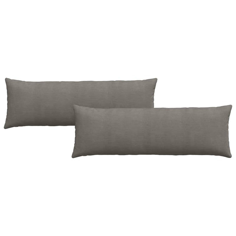 Afbeelding laden in galerijviewer, Vidaxl sofa kussens 2 stuks lichtgrijs 120 x 40 cm cordstof
