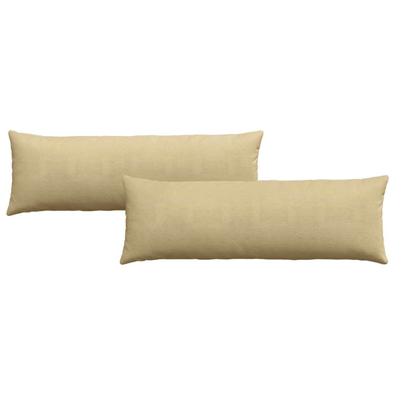 ギャラリービューアに画像をロードする, Vidaxl sofa kussens 2 stuks grijs groen 120 x 40 cm cordstof
