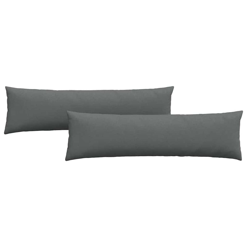 ギャラリービューアに画像をロードする, Vidaxl sofa kussens 2 pcs donkergrijs 145 x 40 cm stof
