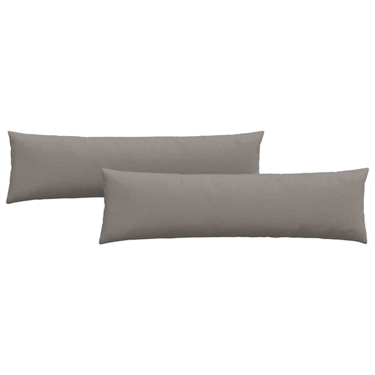 Vidaxl sofa kussens 2 stuks taupe 145 x 40 cm stof
