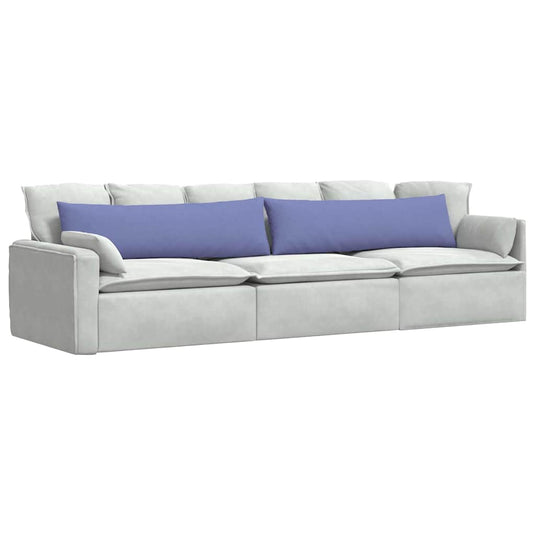 Vidaxl sofa kussens 2 pcs jeans blauw 145 x 40 cm stof