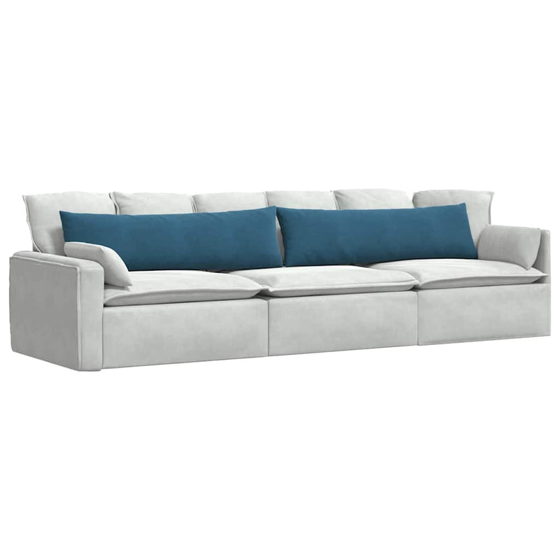 ギャラリービューアに画像をロードする, Vidaxl sofa kussens 2 stuks blauw 145 x 40 cm cordstof

