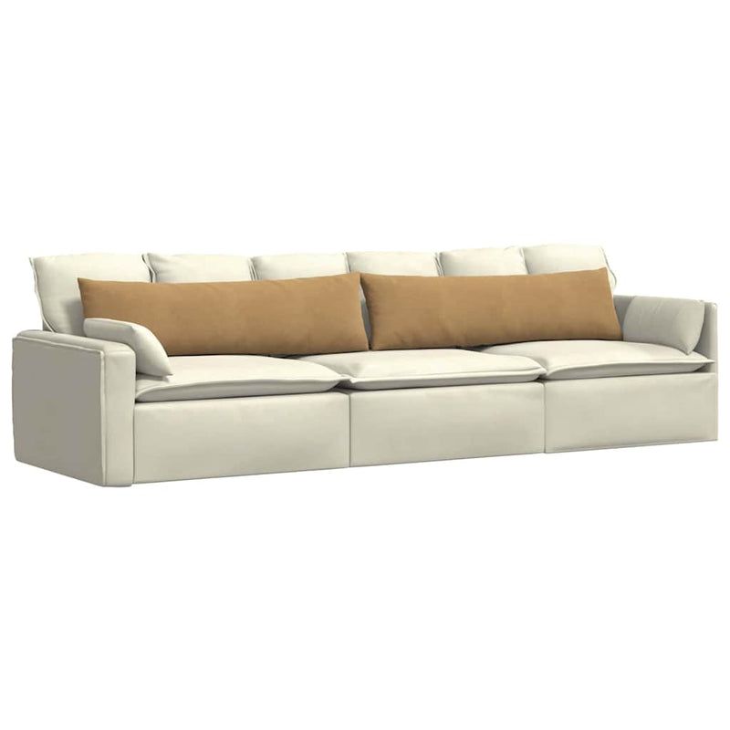 Chargez l'image dans la visionneuse de la galerie, Vidaxl sofa kussens 2 stuks bruin 145 x 40 cm cordstof
