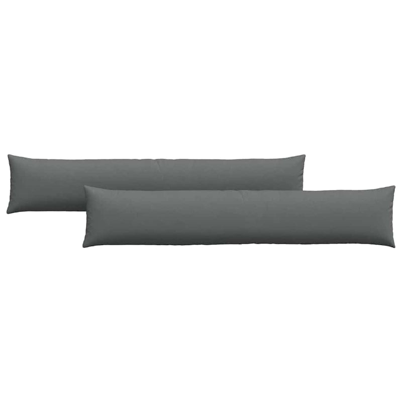 Chargez l'image dans la visionneuse de la galerie, Vidaxl sofa kussens 2 pcs donkergrijs 200 x 40 cm stof
