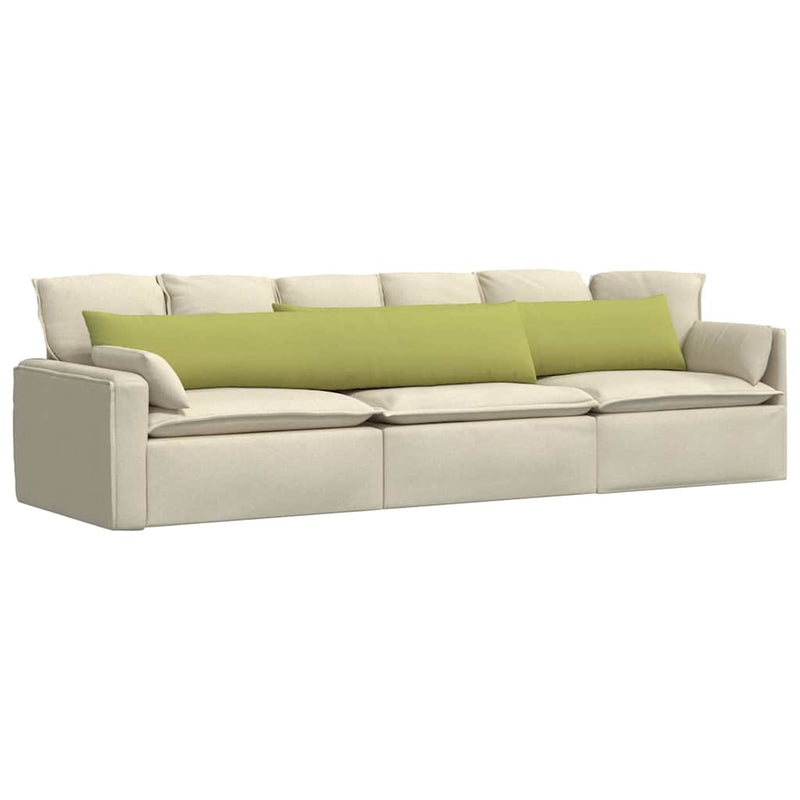 Chargez l'image dans la visionneuse de la galerie, Vidaxl sofa kussens 2 pcs lichtgroen 200 x 40 cm stof
