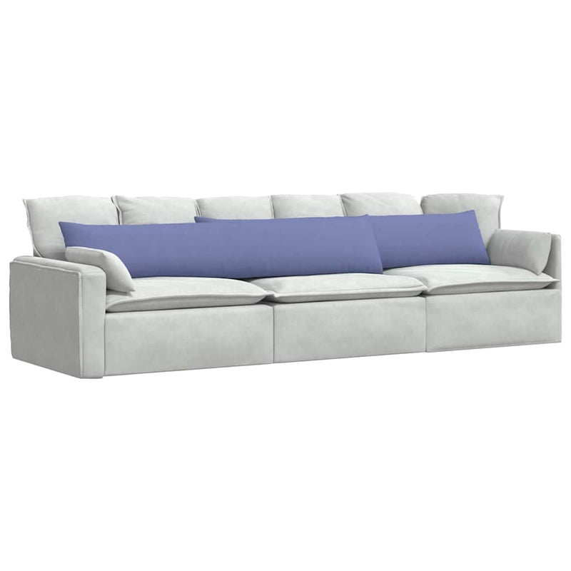 Afbeelding laden in galerijviewer, Vidaxl sofa kussens 2 pcs jeans blauw 200 x 40 cm stof
