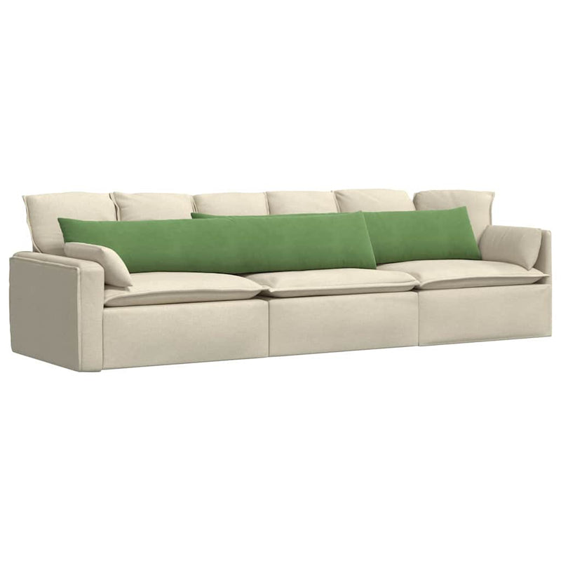 Afbeelding laden in galerijviewer, Vidaxl sofa kussens 2 stuks lichtgroen 200 x 40 cm cordstof
