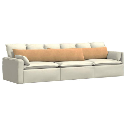 Vidaxl sofa kussens 2 stuks bruin 200 x 40 cm cordstof