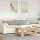 Vidaxl sofa kussens 2 stuks lichtgrijs 200 x 40 cm stof
