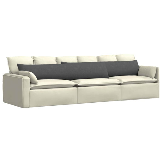Vidaxl sofa kussens 2 stuks donkergrijs 200 x 40 cm cordstof