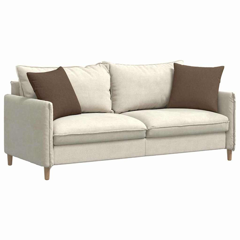 Chargez l'image dans la visionneuse de la galerie, Vidaxl sofa kussens 2 pcs bruin 45 x 45 cm stof
