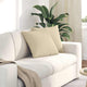 Vidaxl sofa kussens 2 st stof crème 45 x 45 cm