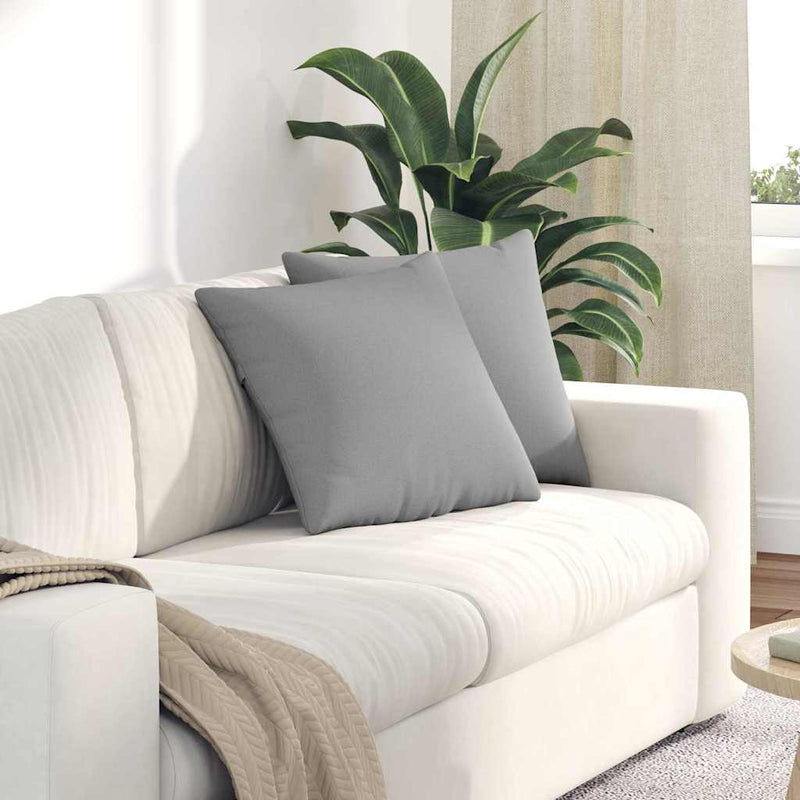 Chargez l'image dans la visionneuse de la galerie, Vidaxl sofa kussens 2 pcs wolkengrijs 45 x 45 cm stof
