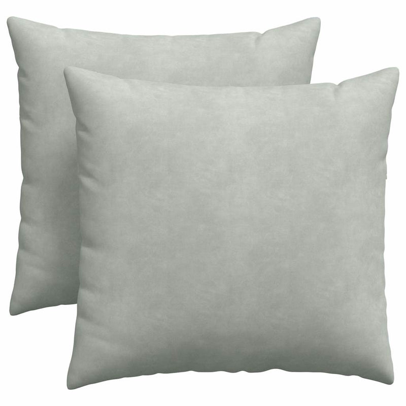 Afbeelding laden in galerijviewer, Vidaxl sofa kussens 2 stuks lichtgrijs 45 x 45 cm cordstof
