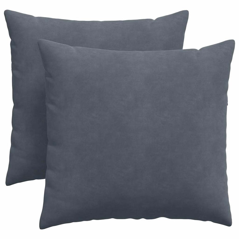Afbeelding laden in galerijviewer, Vidaxl sofa kussens 2 stuks donkergrijs 45 x 45 cm cordstof
